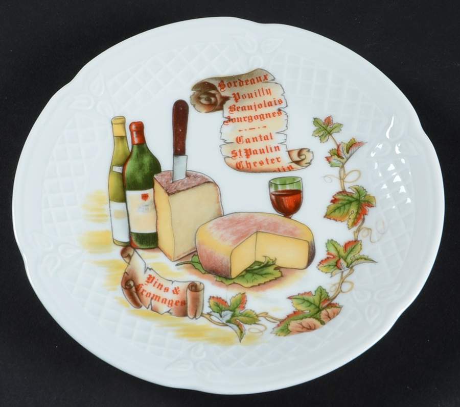 Wine And Cheese Canape Plate by Philippe Deshoulieres-1
