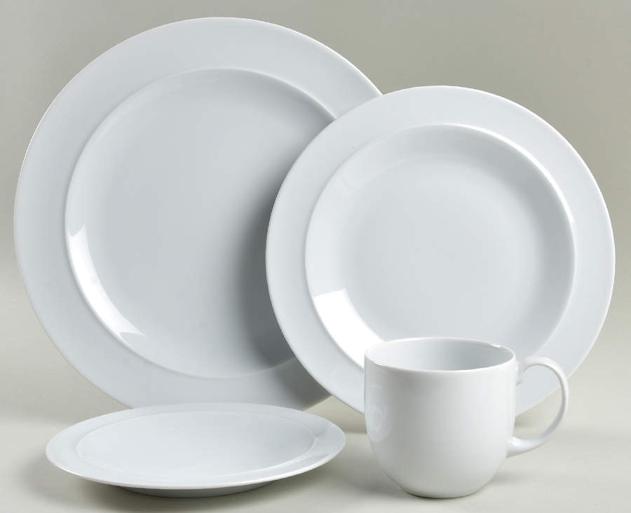 White 4 Piece Place Setting by Denby-Langley-1
