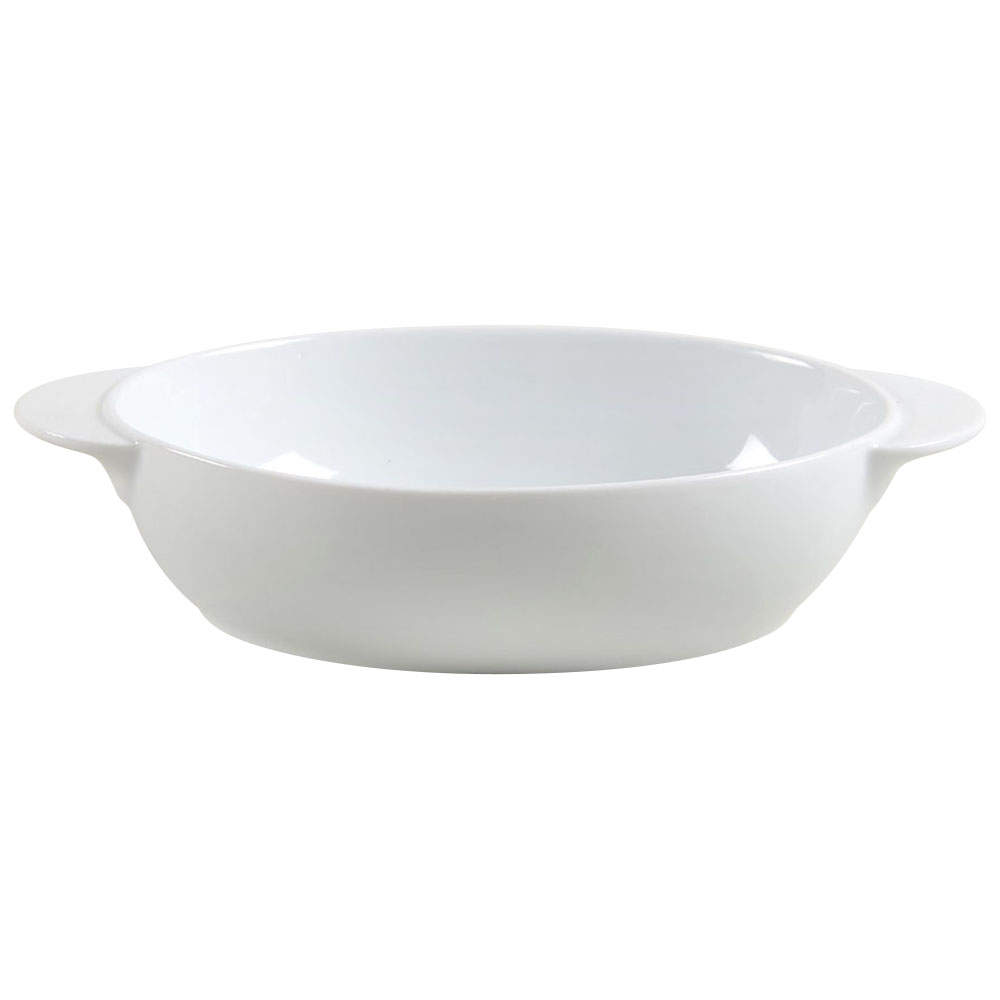 White 8" Oval Baker by Denby-Langley-1