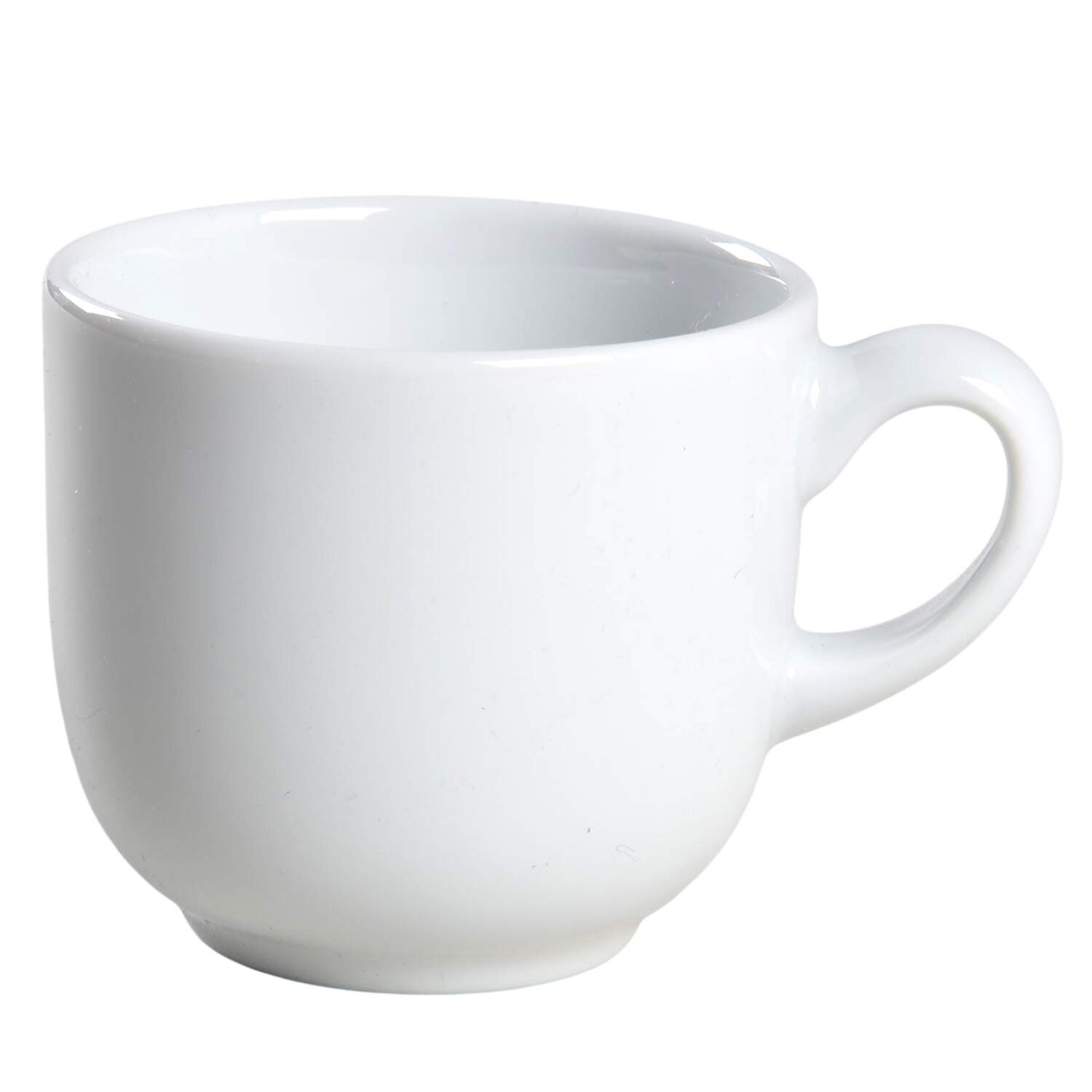 White Flat Demitasse Cup by Denby-Langley-1