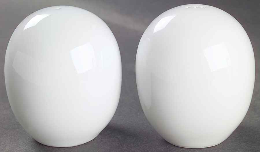 White Salt & Pepper Set by Denby-Langley-1