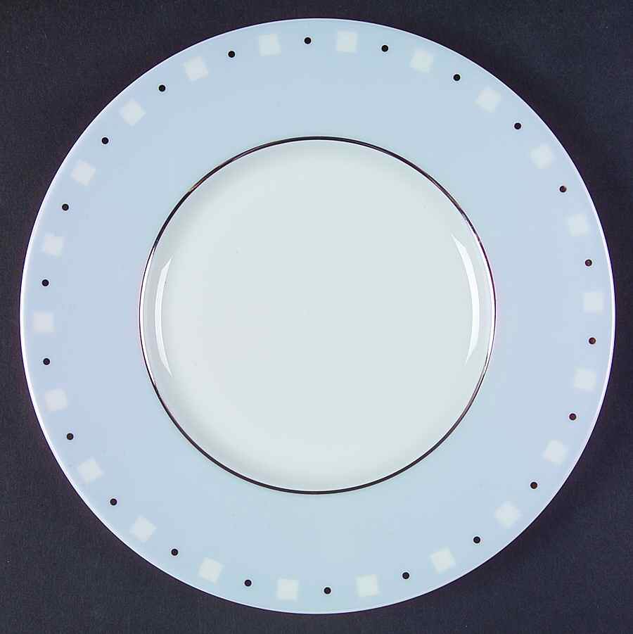Baltik Blue Salad/Dessert Plate by Philippe Deshoulieres-1