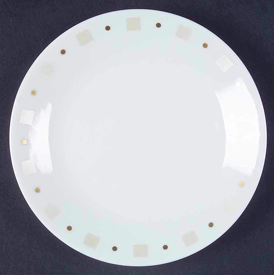 Baltik White & Sand (Ivory) Bread & Butter Plate by Philippe Deshoulieres-1