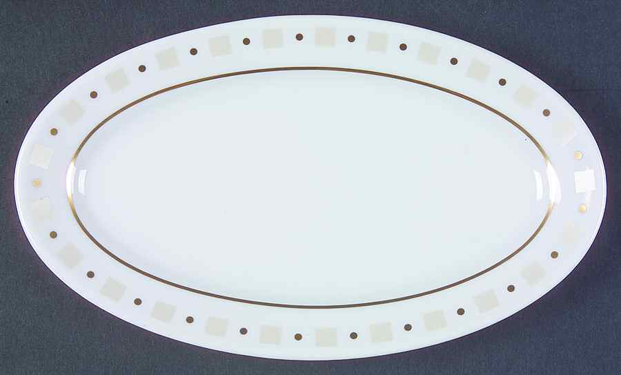 Baltik White & Sand (Ivory) Relish/Gravy Underplate by Philippe Deshoulieres-1