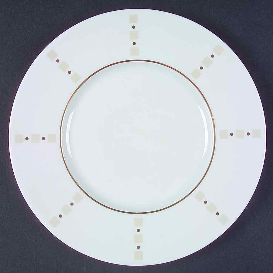 Baltik White & Sand (Ivory) Salad/Dessert Plate by Philippe Deshoulieres-1