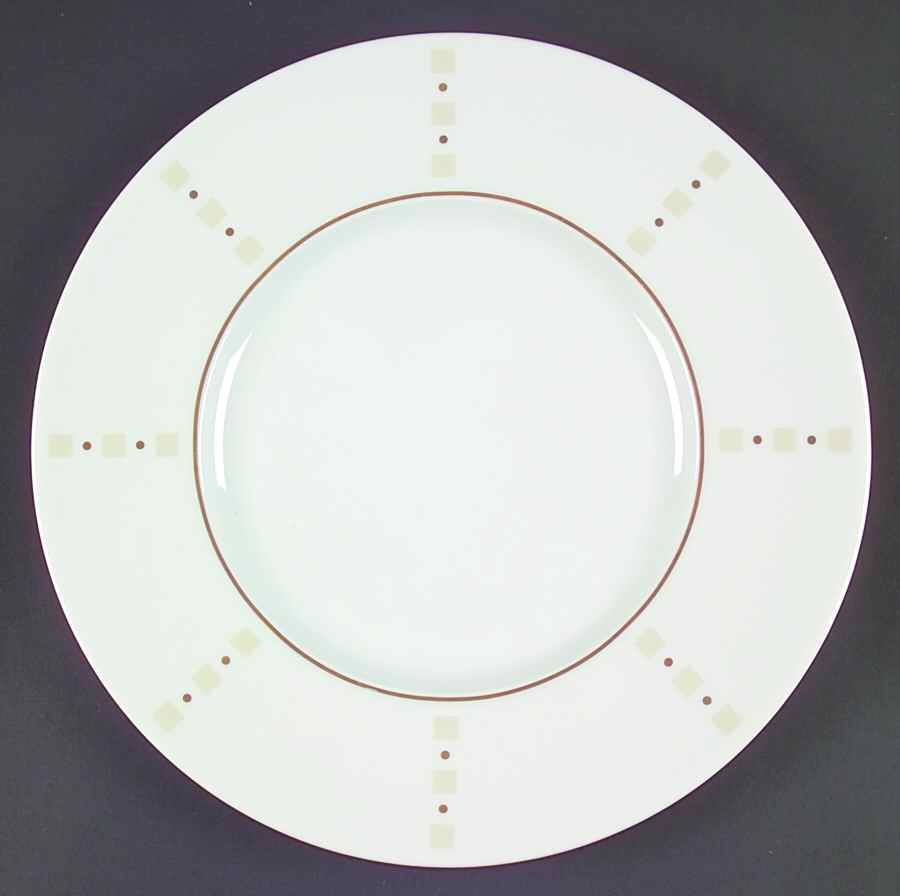 Baltik White & Sand (Ivory) Dinner Plate by Philippe Deshoulieres-1