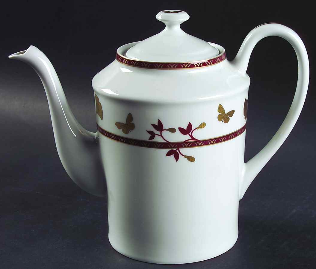 Ginkgo Coffee Pot & Lid by Philippe Deshoulieres-1