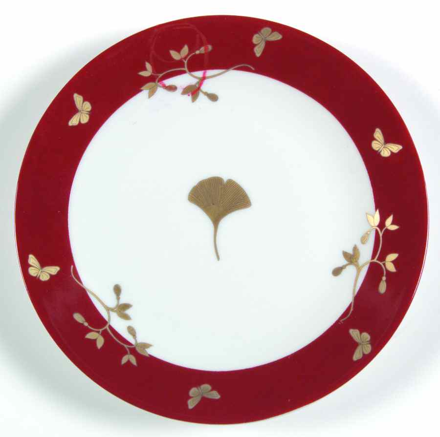 Ginkgo Bread & Butter Plate by Philippe Deshoulieres-1