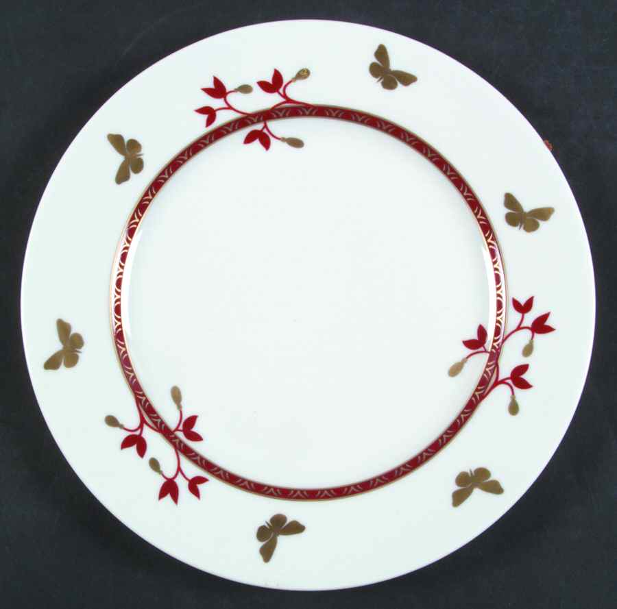 Ginkgo Salad/Dessert Plate by Philippe Deshoulieres-1