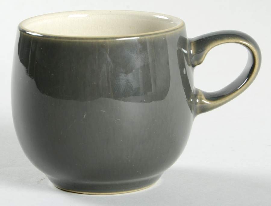 Smokestone Flat Demitasse Cup by Denby-Langley-1