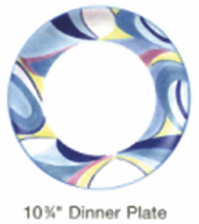 Thoroughly Modern Mod Dinner Plate by Dansk-1