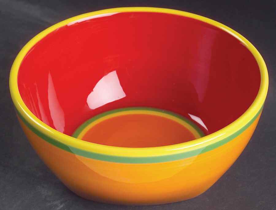 Caribe Aruba Orange Soup/Cereal Bowl by Dansk-1