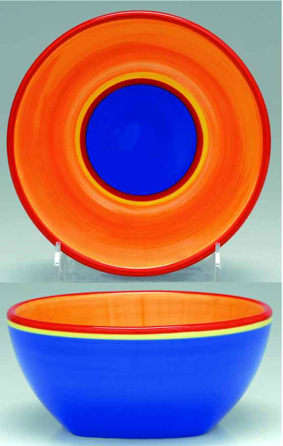 Caribe Bahama Blue Soup/Cereal Bowl by Dansk-1