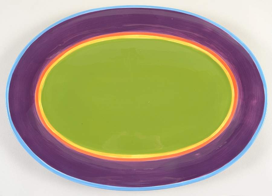 Caribe (Accessories) 16" Oval Serving Platter by Dansk-1