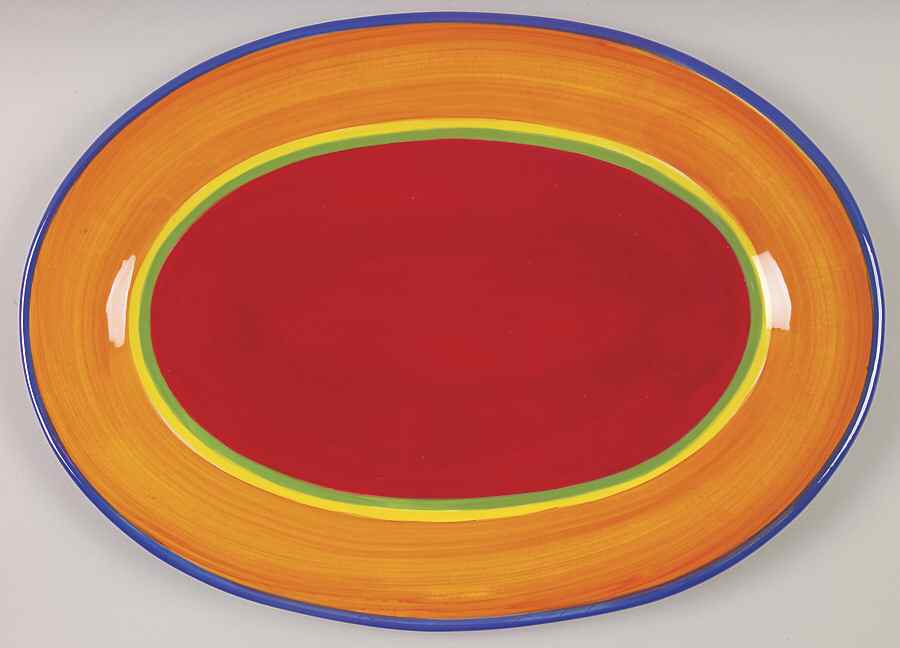 Caribe (Accessories) 16" Oval Serving Platter by Dansk-1