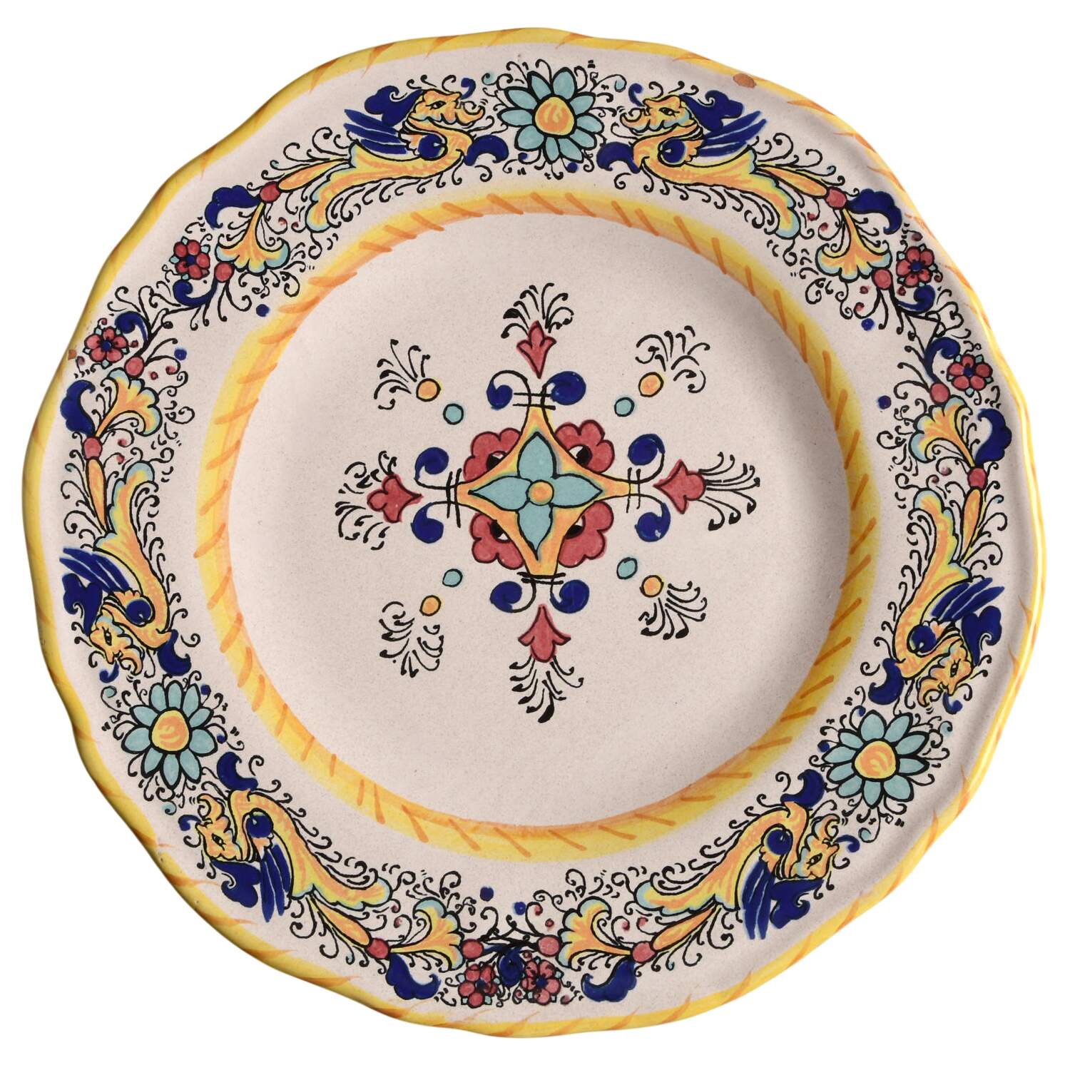 DER37 Dinner Plate by Deruta (Italy)-1