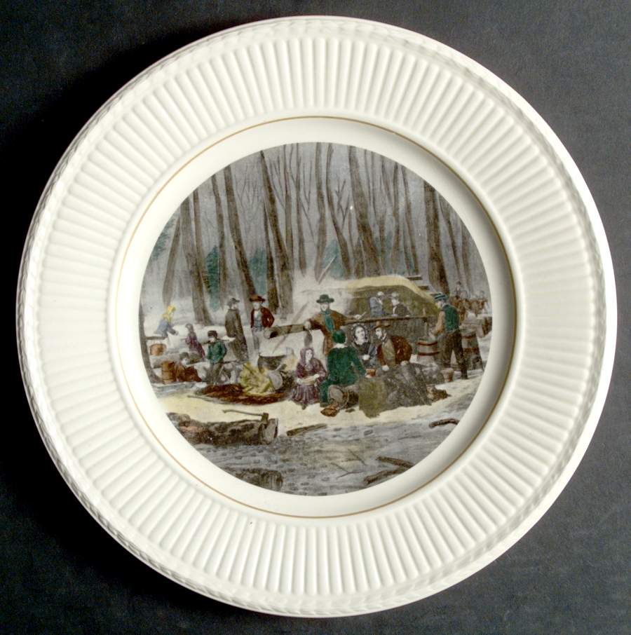 Currier & Ives Dinner Plate by Delano Studios-1