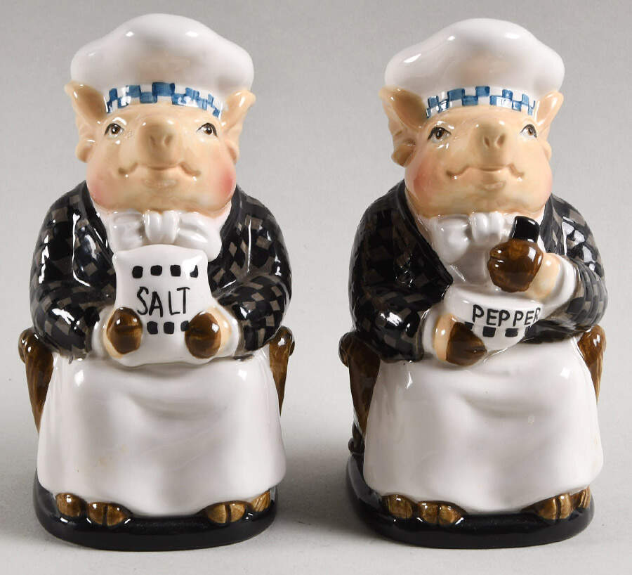 Jam Bon Figural Salt & Pepper Set by Department 56-1