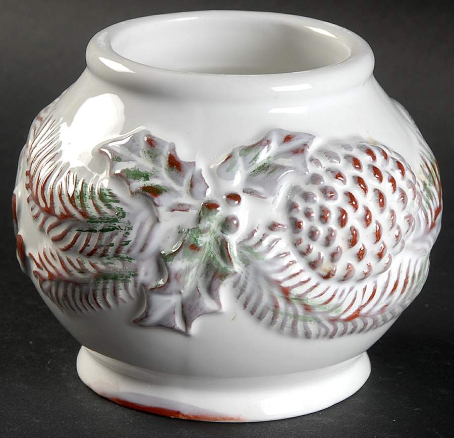 White Pine Sugar Bowl No Lid by Decorative Concepts-1