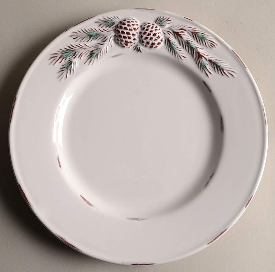 White Pine Dinner Plate by Decorative Concepts-1