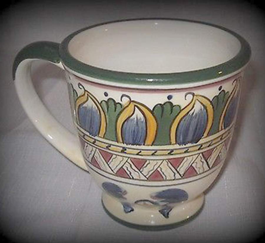 Der38 Footed Cup by Deruta (Italy)-1