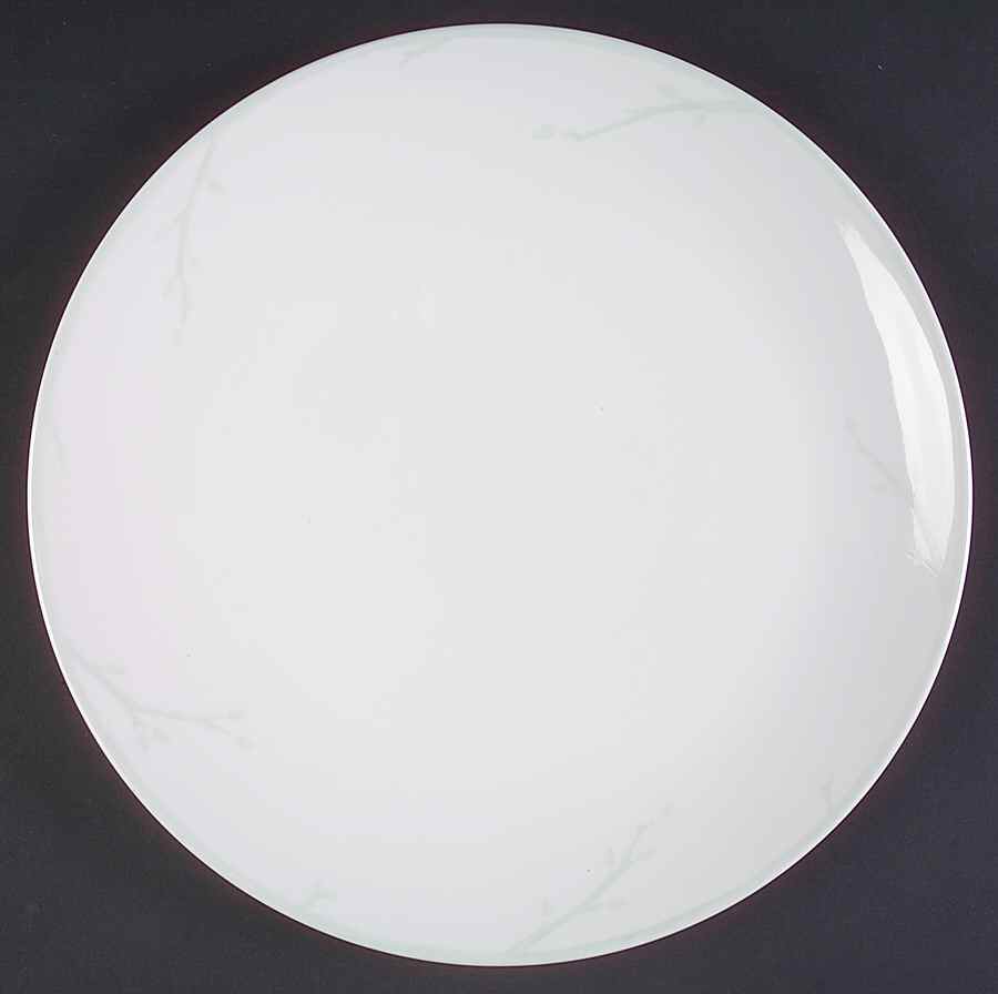 Wild Willow (Green Trim) Dinner Plate by Dansk-1