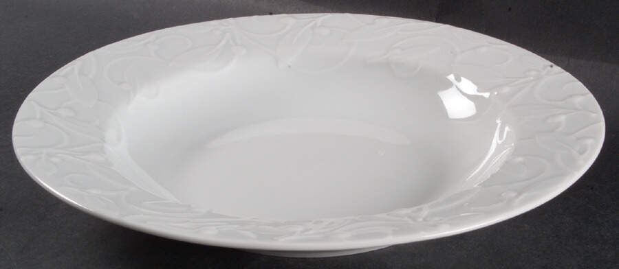 Floating Leaves Large Rim Soup Bowl by Dansk-1