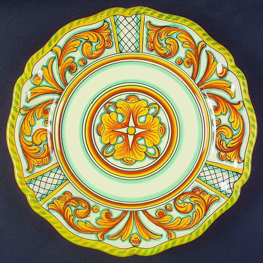 Tiberio Dinner Plate by Deruta (Italy)-1