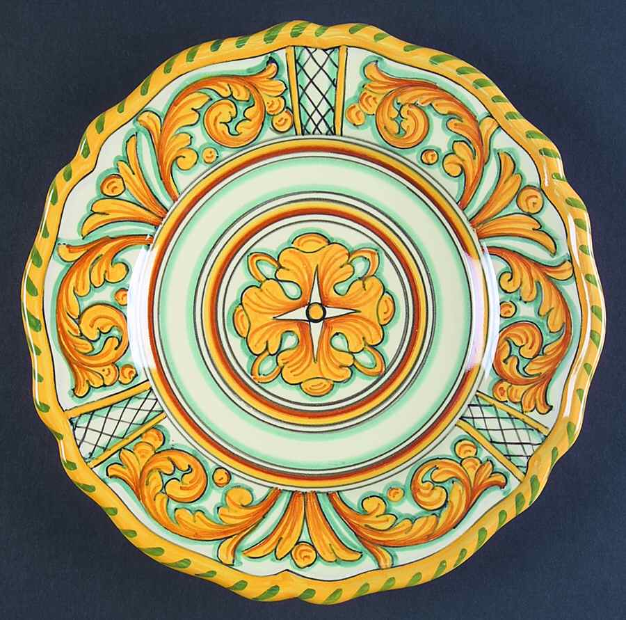 Tiberio Salad Plate by Deruta (Italy)-1
