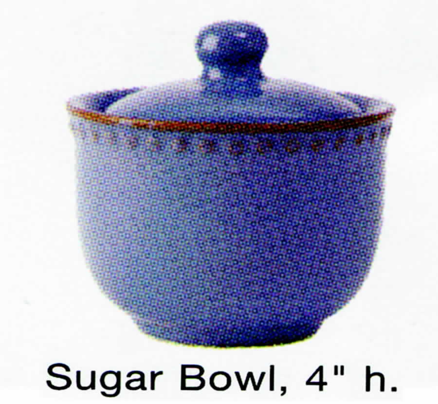 Reactic Denim (Blue) Sugar Bowl & Lid by Dansk-1
