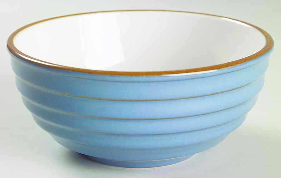 Reactic Denim (Blue) Soup/Cereal Bowl by Dansk-1