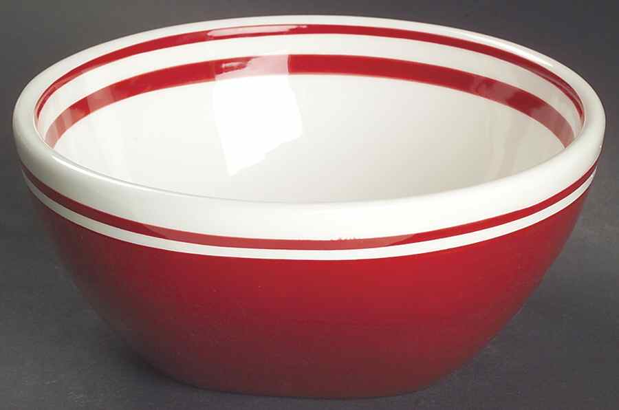 Circa Red Soup/Cereal Bowl by Dansk-1
