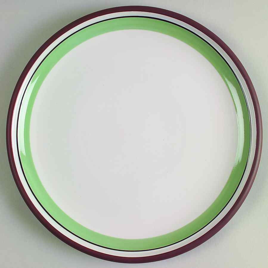Stacking Stripe Pistachio Dinner Plate by Dansk-1