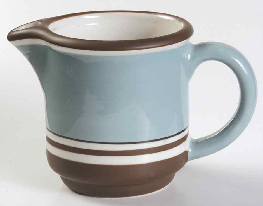 Stacking Stripe Teal Creamer by Dansk-1