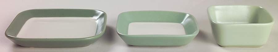 Ang.L Fern (Green) Individual Dip Dish - Set of 3 by Dansk-1