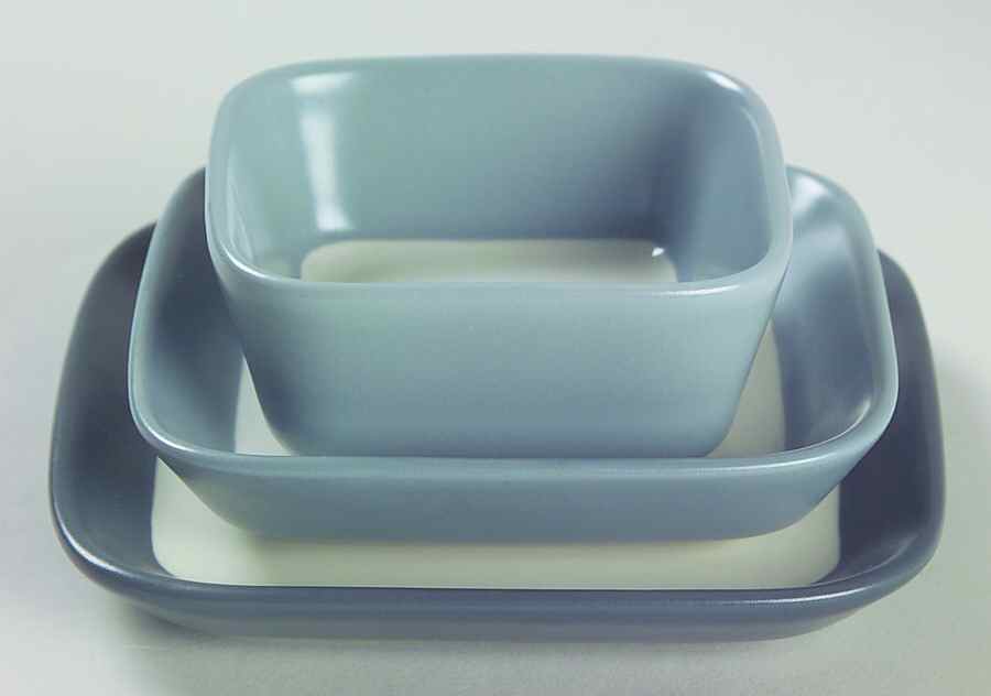 Ang.L Slate (Gray) Individual Dip Dish - Set of 3 by Dansk-1
