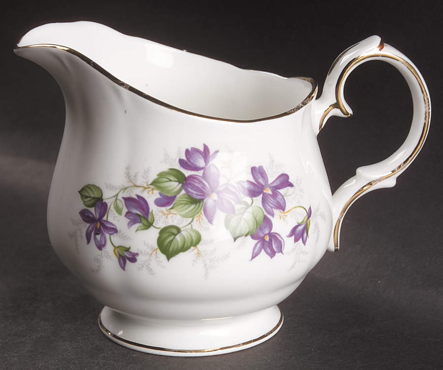 Violets Creamer by Duchess-1