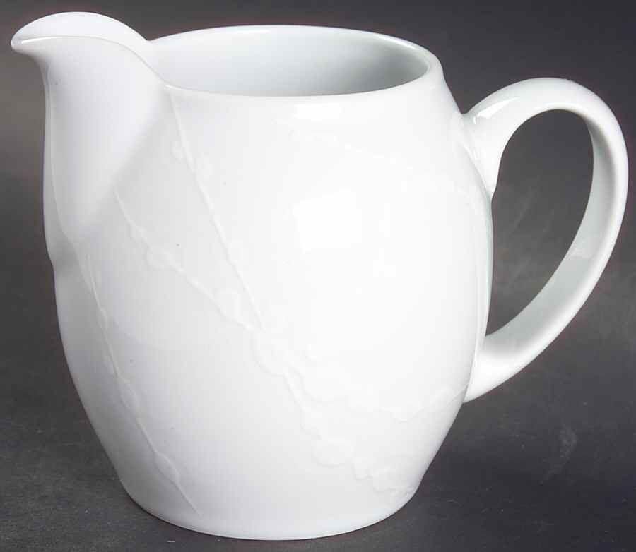 White Trace Small Creamer/Jug by Denby-Langley-1