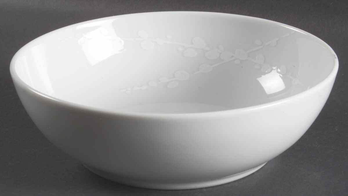 White Trace Soup/Cereal Bowl by Denby-Langley-1
