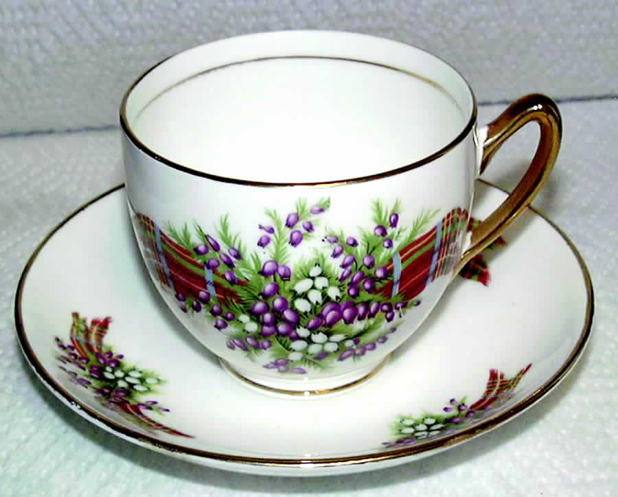 DUC33 Flat Cup & Saucer Set by Duchess-1