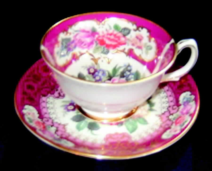 DUC34 Footed Cup & Saucer Set by Duchess-1