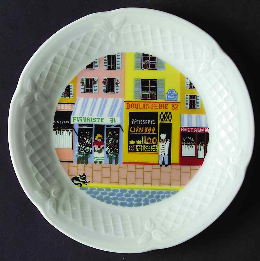 Merchant Row Canape Plate by Philippe Deshoulieres-1
