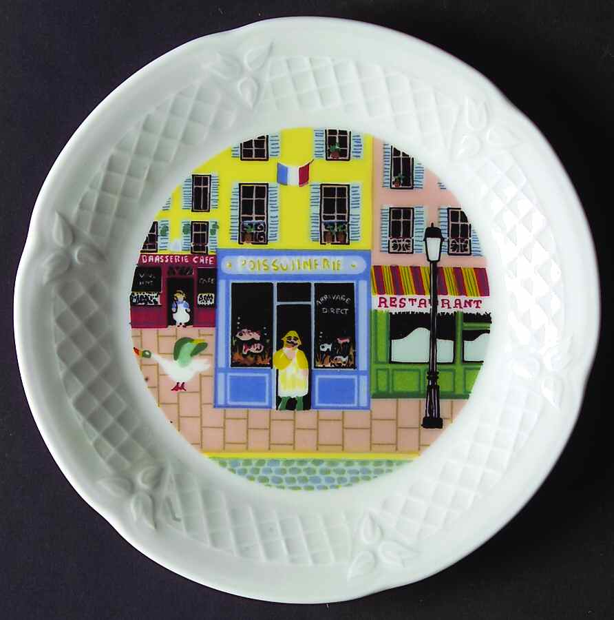 Merchant Row Canape Plate by Philippe Deshoulieres-1