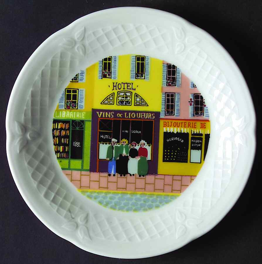 Merchant Row Canape Plate by Philippe Deshoulieres-1