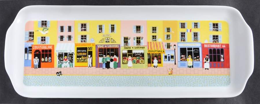 Merchant Row Rectangular Tray by Philippe Deshoulieres-1