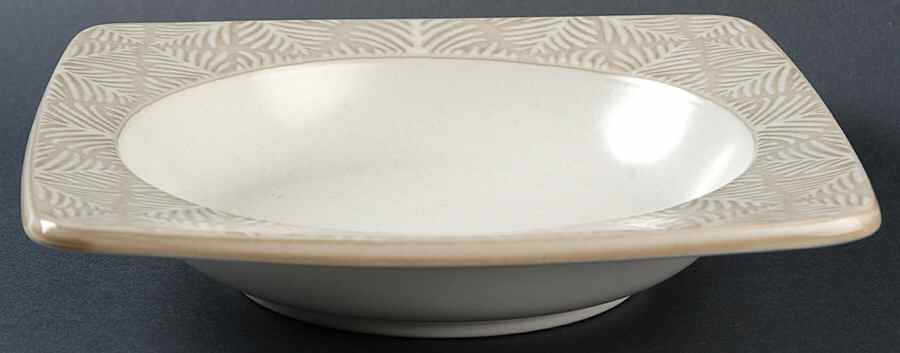 Lyon Stone 8" Square Soup/Pasta Bowl by Dansk-1