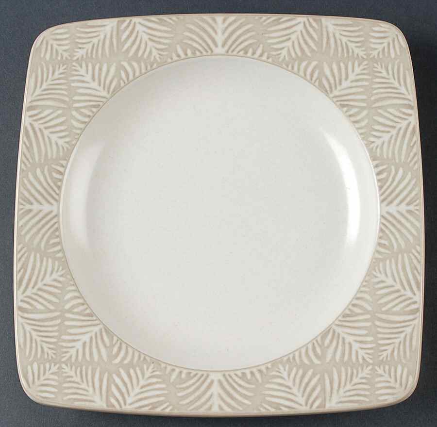 Lyon Stone Square Salad Plate by Dansk-1