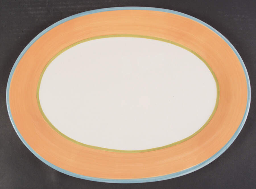 Sorbet 16" Oval Serving Platter by Dansk-1