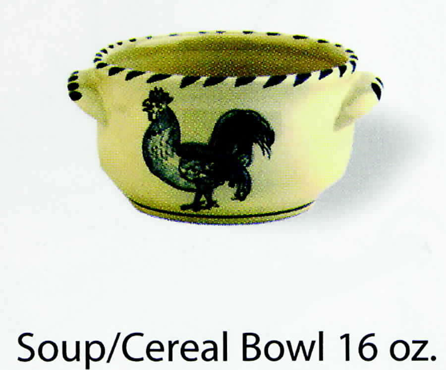 Rooster Soup/Cereal Bowl by Dovis Designs-1