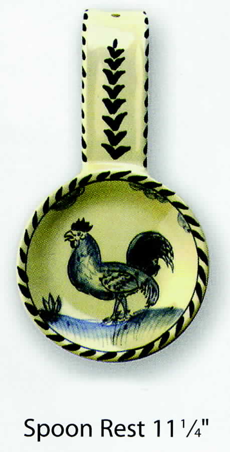 Rooster Spoon Rest/Holder (Holds 1 Spoon) by Dovis Designs-1